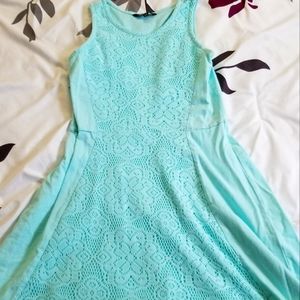 Teal Blue Dress for Girls